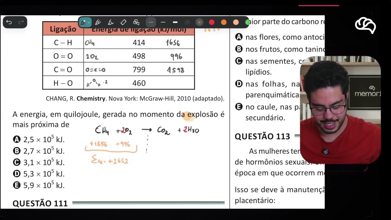 Resolução em Vídeo — Questão 110 ENEM 2025 Belém