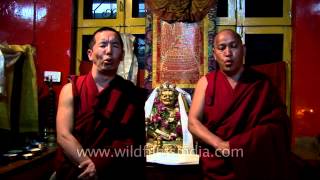 Tantric chanting is considered an invocative ritual by Tibetan Monks