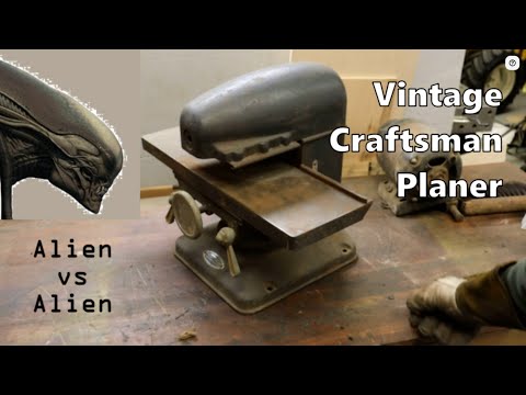Vintage Craftsman „Alien Head“-Hobelmaschine lässt sich auseinandernehmen