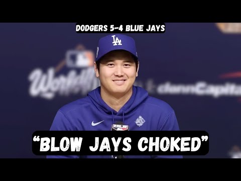 Shohei Ohtani REACTS to Blue Jays CHOKING in Game 7 - Post Game Interview - Dodgers vs Blue Jays