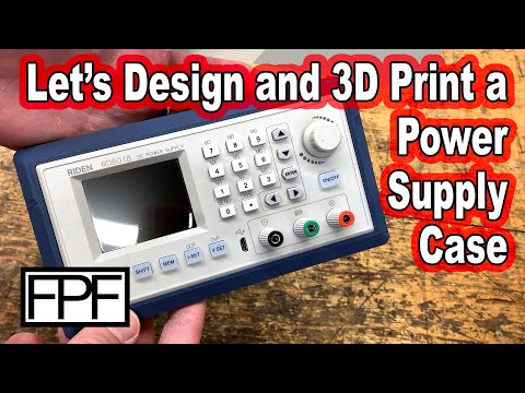 3D Printed Riden Lab Power Supply Case  - RD6018W