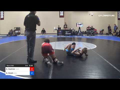 55 Kg C Semis Alexandra Hedrick TMWC Vs Alisha Howk Sunkist Kids Wrestling Club