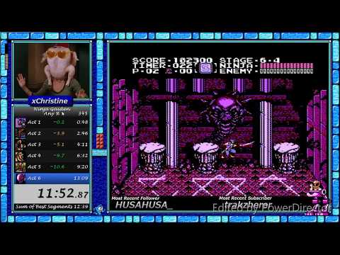 Ninja Gaiden SpeedRun Fail