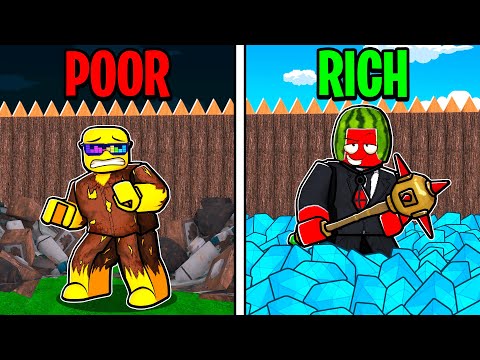 Rich vs Poor in 99 Nights in the Forest