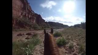 preview picture of video 'Riding in Pole Canyon Ranch in Texas.'