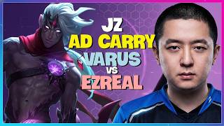 Challenger Varus: Jz DESTROYS Ezreal | 21 Kills ON Another Level