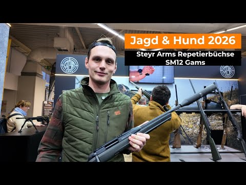 Jagd & Hund 2026: Paul Reilmann stellt die Steyr Arms Repetierbüchse SM12 Gams vor