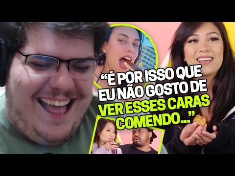 CASIMIRO REAGE: AMERICANOS EXPERIMENTANDO COMIDAS BRASILEIRAS PELA PRIMEIRA VEZ | Cortes do Casimito