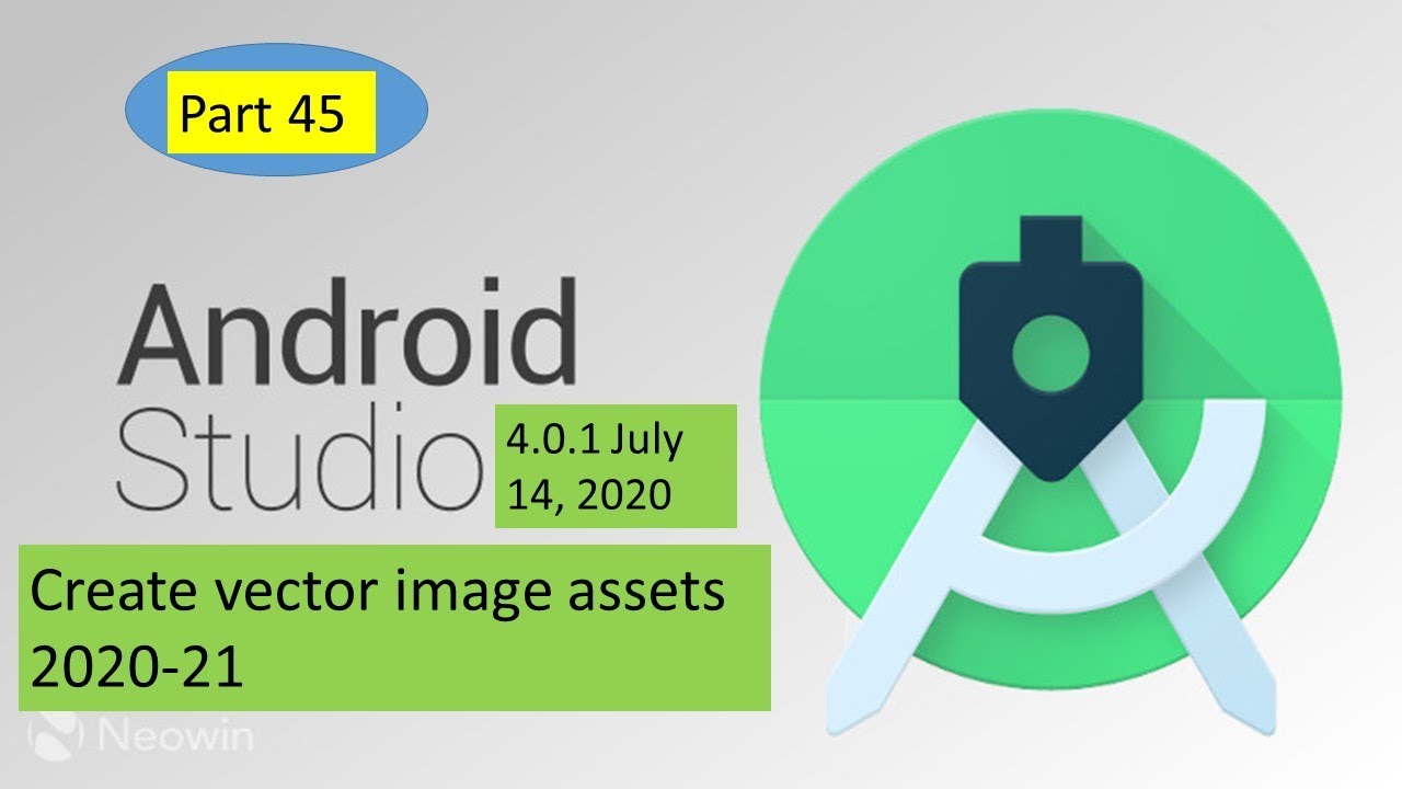 How To Create vector image assets In Android Studio|Tutorial 2020-21
