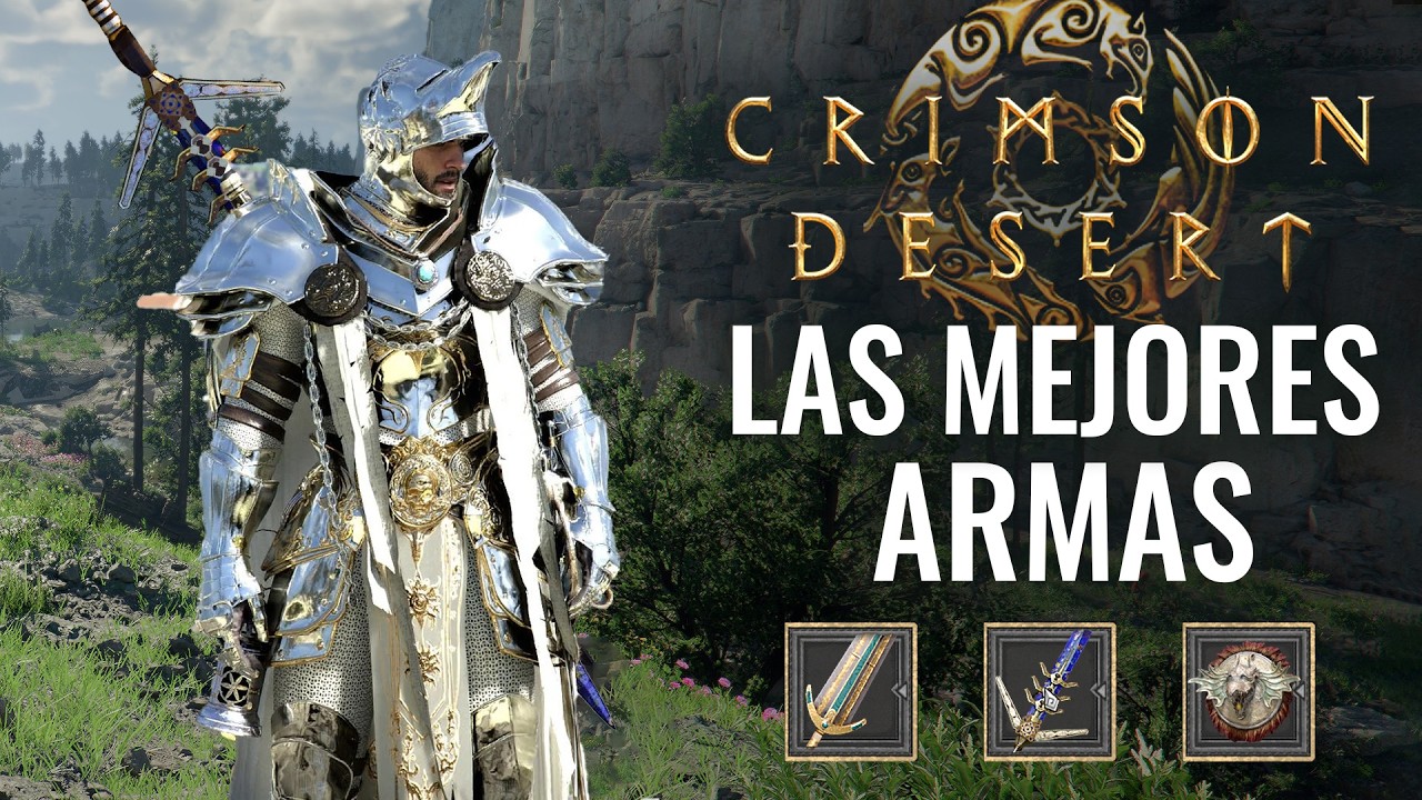CRIMSON DESERT - LAS ARMAS MÁS PODEROSAS AL INICIO DEL JUEGO