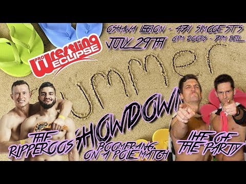 PWE Summer Showdown Match 3: Boomerang On A Pole: The Ripperoos vs Life Of The Party