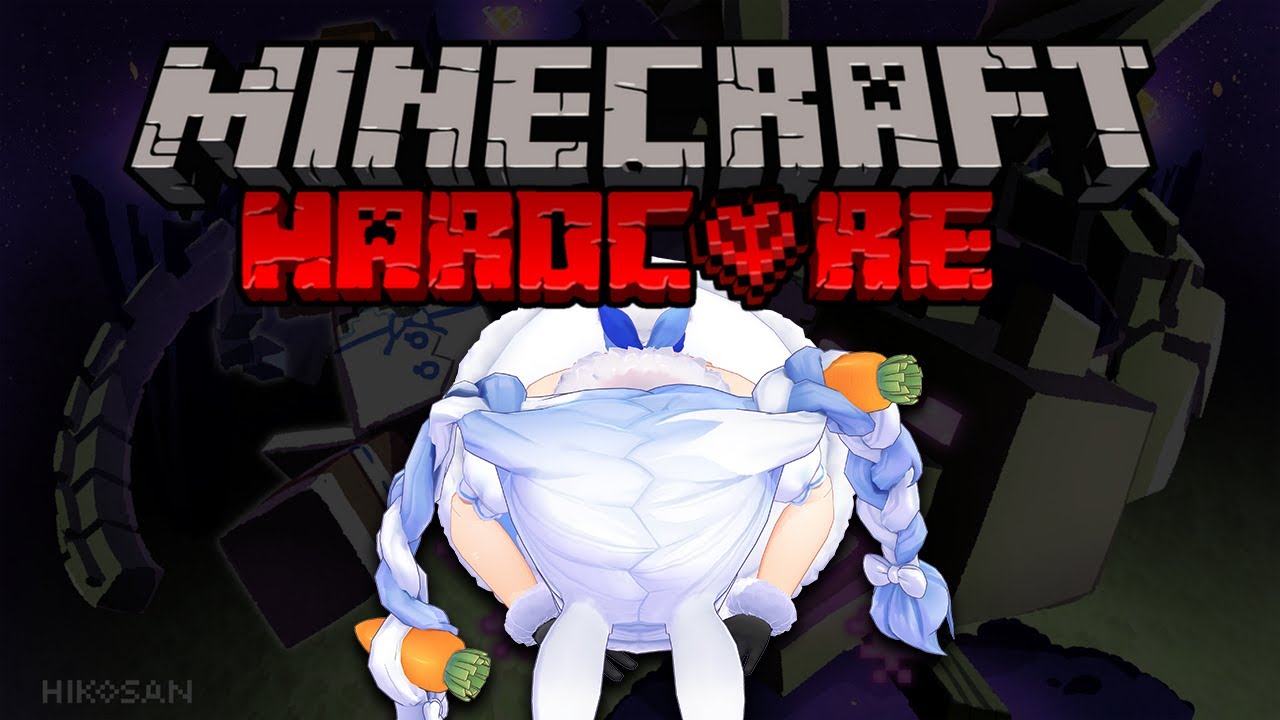 【Minecraft】死んだらおわり!ハードコアソロでエンドラを討伐する!真・クリア編 ぺこ!【ホロライブ/兎田ぺこら】