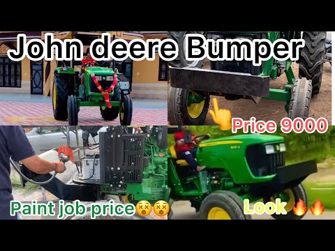 John deere tractor bumper fitting and paint price 🔥🔥 #swarajlovers #johndeere