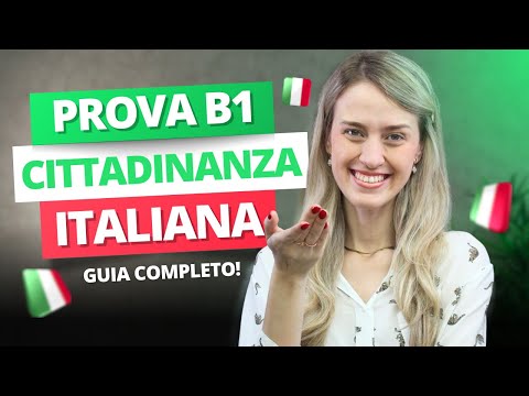 Guia Exame B1 CITTADINANZA ITALIANA Como passar no exame B1 Italiano!