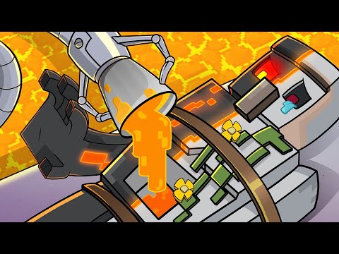 GIANT LAVA GOLEM ORIGIN STORY - Minecraft Animation