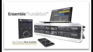 Video thumbnail for Apogee Ensemble Thunderbolt - Now 2x Better by Apogee Electronics