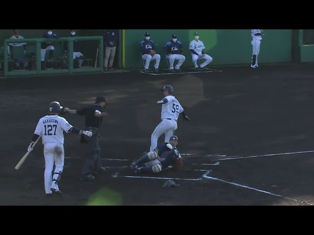 【ファーム】ライオンズ・森越 好走塁で試合を振り出しに戻す!! 2020/10/25 L-S(ファーム)