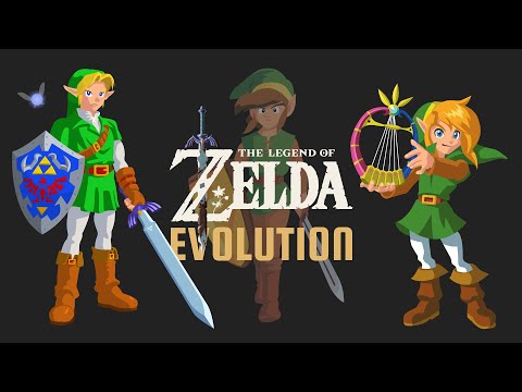 塞尔达传说的演变（Evolution of The Legend of ZELDA (Animation)）