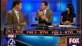 Dr. Brian Lojka of Clarkson Eyecare on Fox 2 News