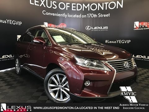 Used Red 2015 Lexus RX 350 Touring Package Review Beaumont Alberta