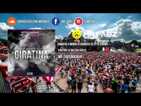 Giratina vs Million Voices - Dimatik & Monik & Carroch vs Otto Knows (Mr. Fabz Mashup)