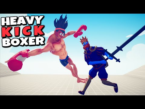 Heavy Kick Boxer vs Every Faction 1 - Totally Accurate Battle Simulator TABS