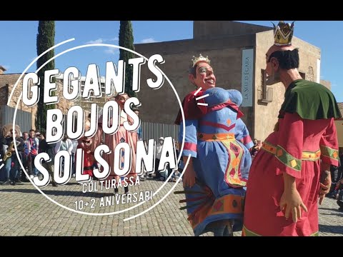 Gegants from Solsona -Gegants Bojos to Terrassa 10+2 Culturassa