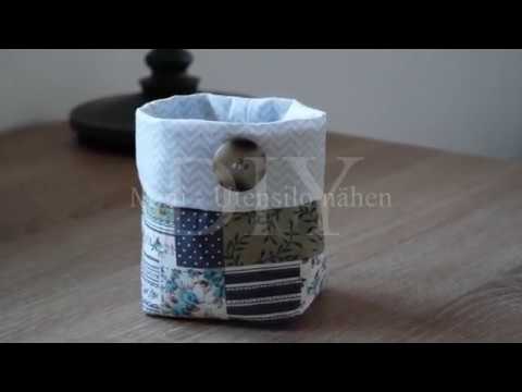 DIY Mini-Utensilo nähen | für Anfänger | Sanny