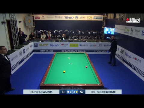 Borroni Fabrizio VS Goltara Andrea - 20° Campionato Italiano Città di Arco