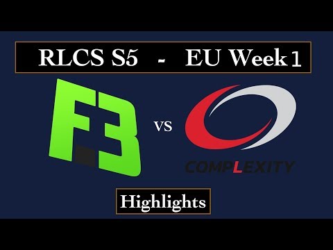 FLIPSIDE vs COMPLEXITY Highlights - EU RLCS S5 W1