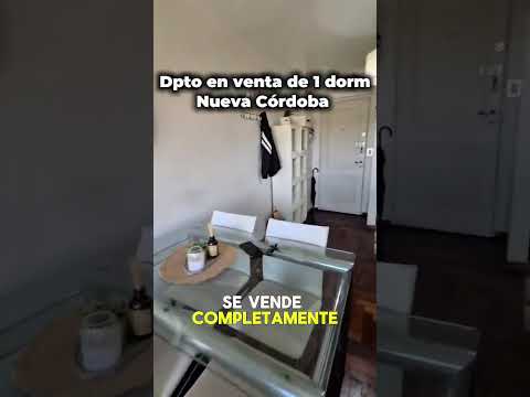 Dpto en venta de 1 dorm AMOBLADO en Nueva Cordoba u$s 90.000 #departamentoenventa #inmobiliaria