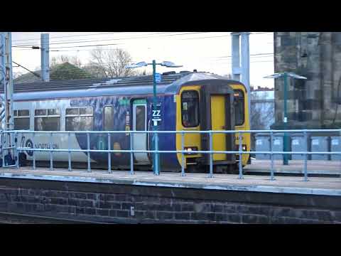 The Class 156 'Super Sprinter' NORTHERN No.156469 was arrives onto Platform Two at Carlisle.