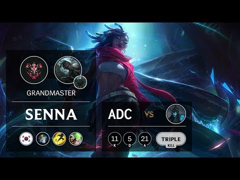 Senna ADC vs Kalista - KR Grandmaster Patch 9.23