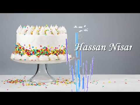 Hassan Nisar Birthday Cake | Happy Birthday Hassan Nisar @wishes-for-you