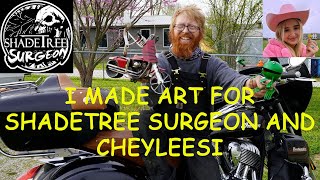 Fancy art for dirty bikers: I made sculptures for the Shadetree Army