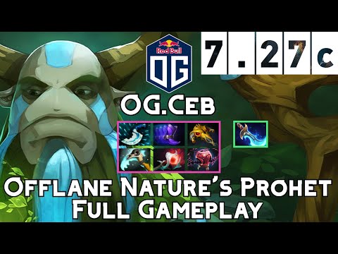 Nature's Prophet | OG.Ceb | Offlane Nature's Prophet Full Gameplay | 7.27c Full Gameplay