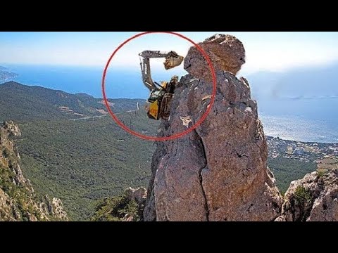 10 World's Dangerous Idiots Excavator Operator Skill, Amazing Fastest Climbing Excavator Machines