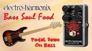 Video thumbnail for EHX Bass Soul Food Pedal Demo for Bass - Want 2 Check by Want 2 Check