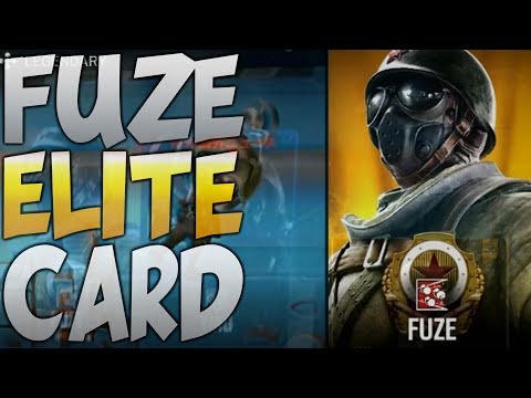 Rainbow Six Siege - FUZE ELITE SKIN IN LOADOUT SCREEN