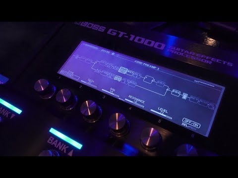 NAMM 2018 | Boss GT-1000 | First Look Playthrough