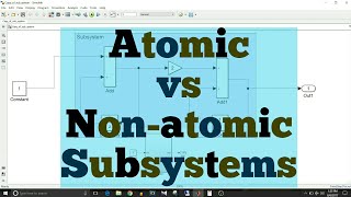 Simulink Tutorial - 39 - Atomic &amp; Non-atomic Subsystems