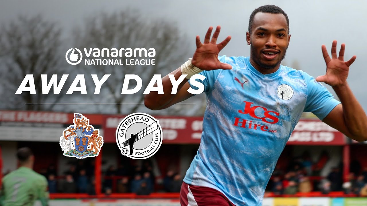 Marcus Dinanga secures W against his old club! 🐻 | Altrincham 0-1 Gateshead | AWAY DAYS
