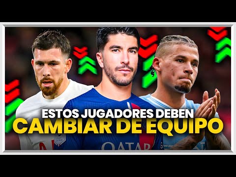 JUGADORES QUE NECESITAN CAMBIAR YA DE EQUIPO