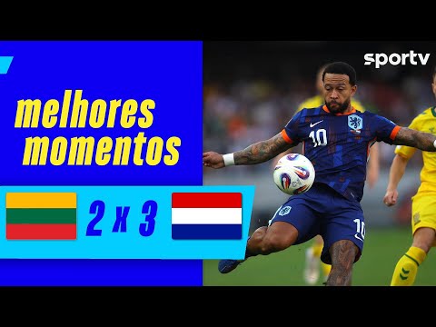 Gols e lances de Lituânia x Holanda