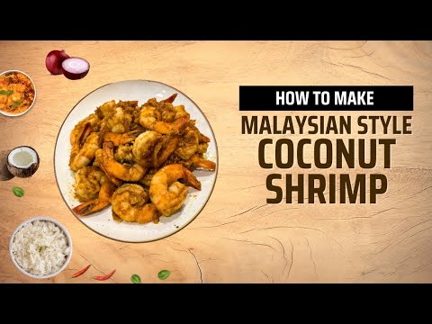 Easy Malaysian Style Coconut Paste Shrimp