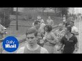1967: Kathrine Switzer's first time running the Boston Marathon - Daily Mail