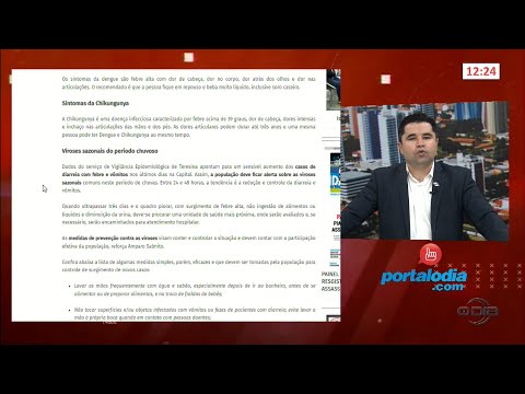 Notícias do Portal O Dia no programa Rota do Dia 08 02 2023