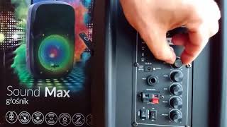 Głośnik Bluetooth Hykker Sound Max Trolley z Biedronki