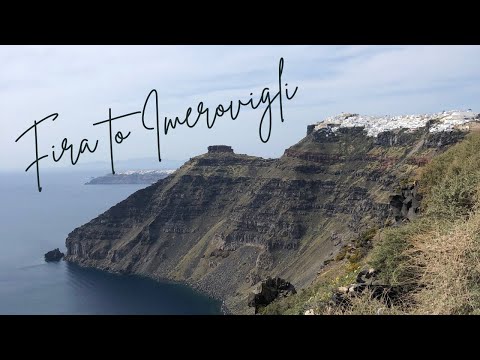 SANTORINI: Caminhada de Fira a Imerovigli
