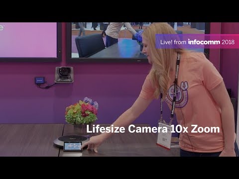 Lifesize Camera 10x at InfoComm 2018